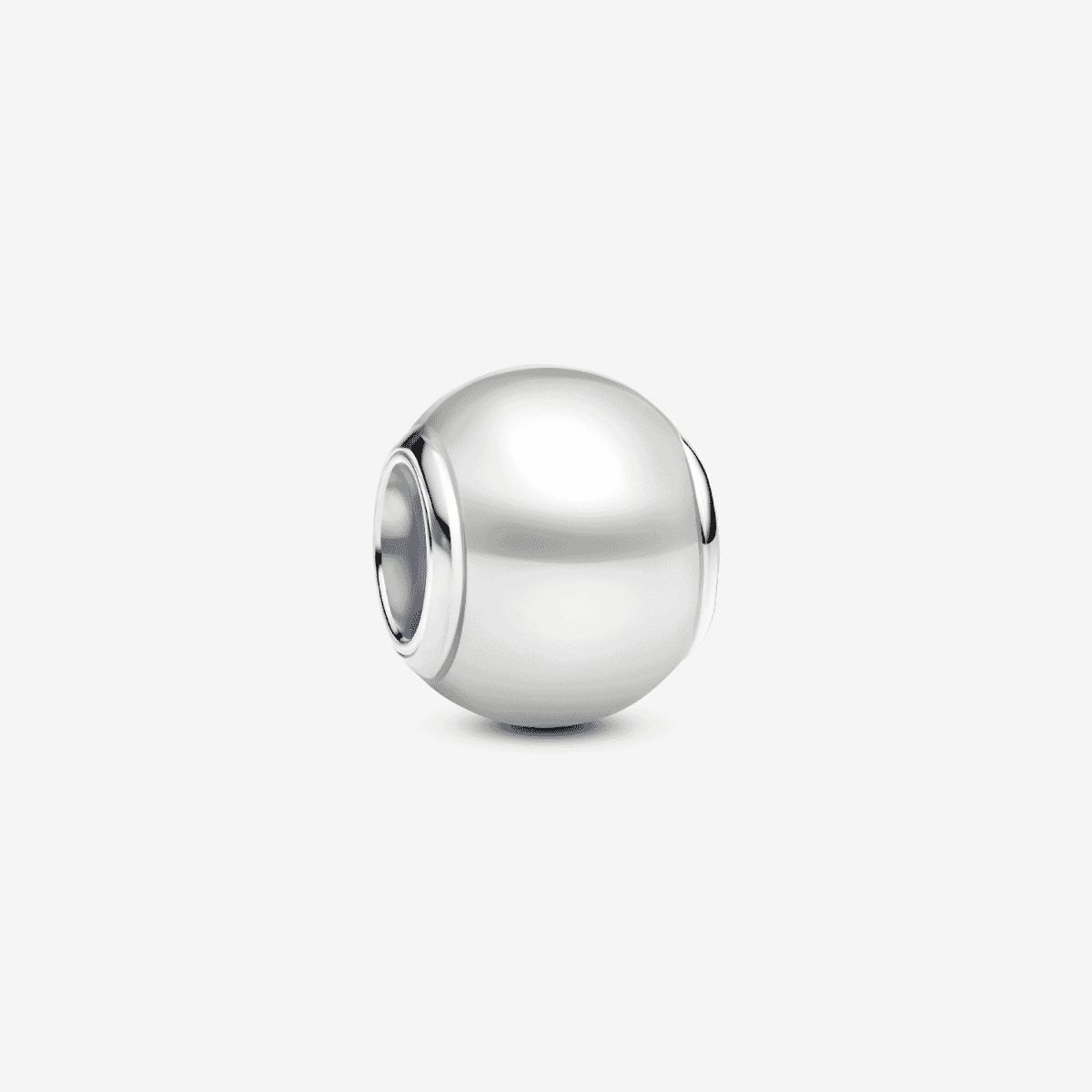 Charm Blanco Pandora en plata de primera ley y perla de cristal blanca - 793781C01 Charm Blanco Pandora en plata de primera ley y perla de cristal blanca - 793781C01