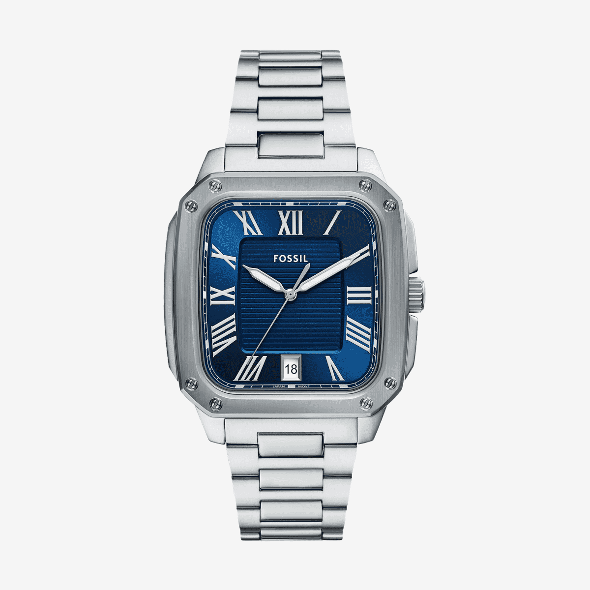 Reloj Fossil Crosby FS6121 con brazalete de acero inoxidable y esfera azul - FS6121 Reloj Fossil Crosby FS6121 con brazalete de acero inoxidable y esfera azul - FS6121