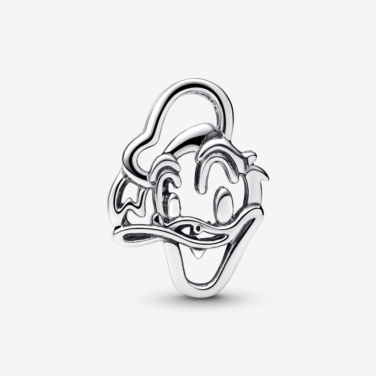 Charm Pato Donald en Filigrana de Disney en plata de primera ley sobre fondo blanco - 793909C00