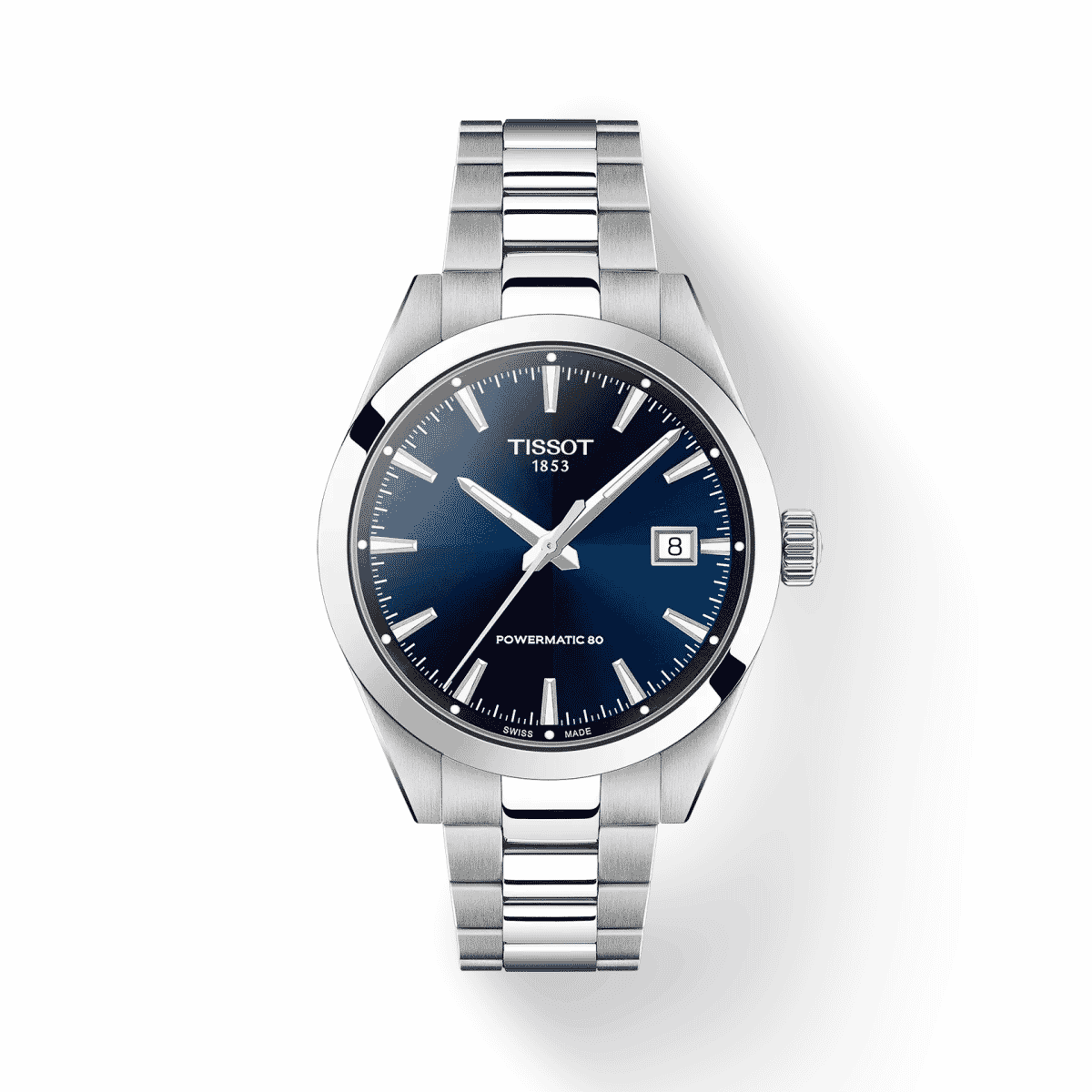 Reloj Tissot Gentleman Automático Esfera Azul 38mm