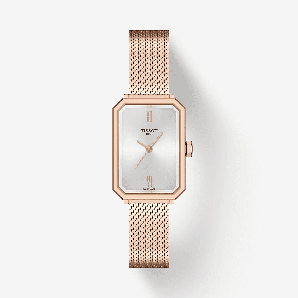 Reloj Tissot SRV 30mm Chapado en Oro Rosa - T1601103303300
