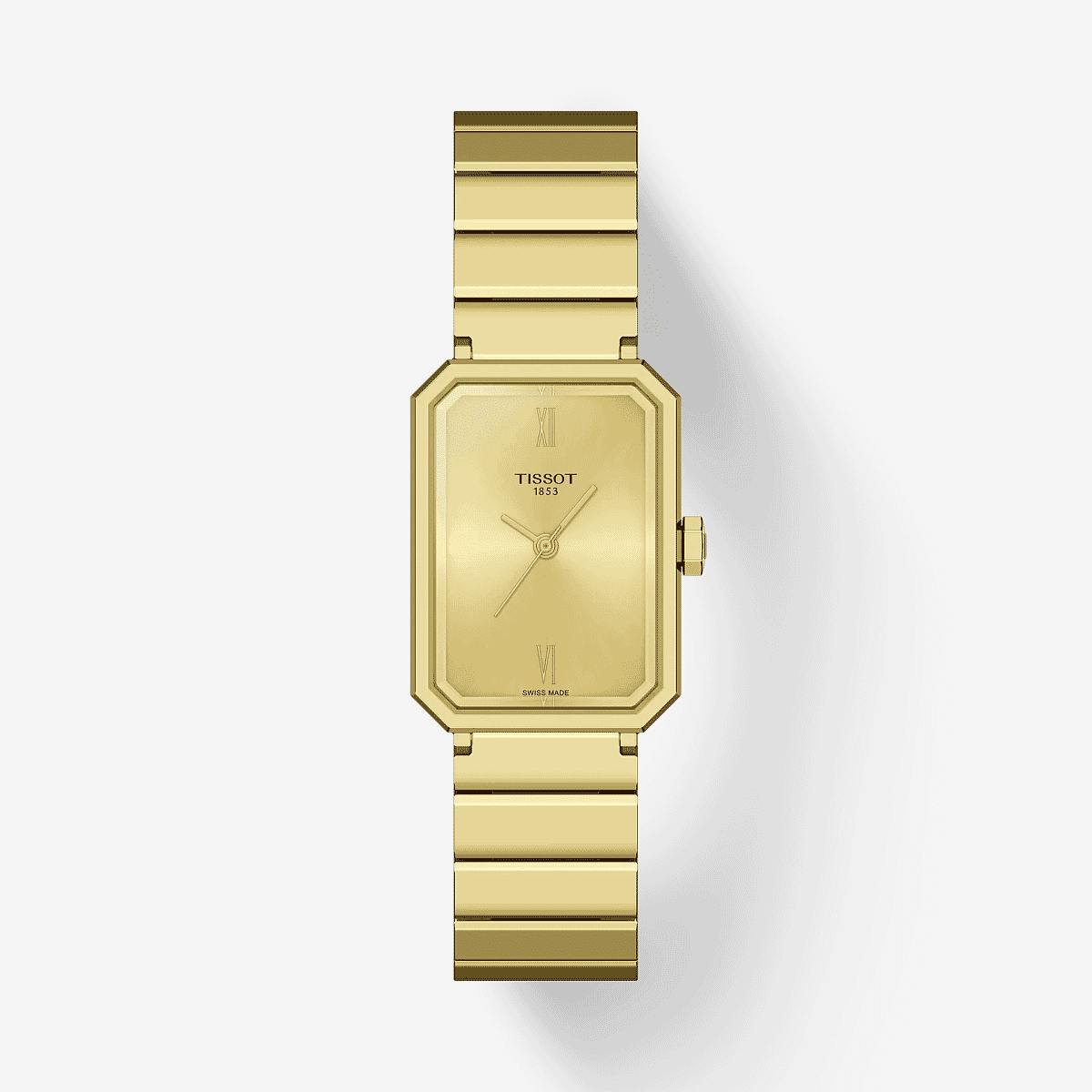 Reloj Tissot SRV 30mm Esfera y Brazaletes Dorados - T1601103302300