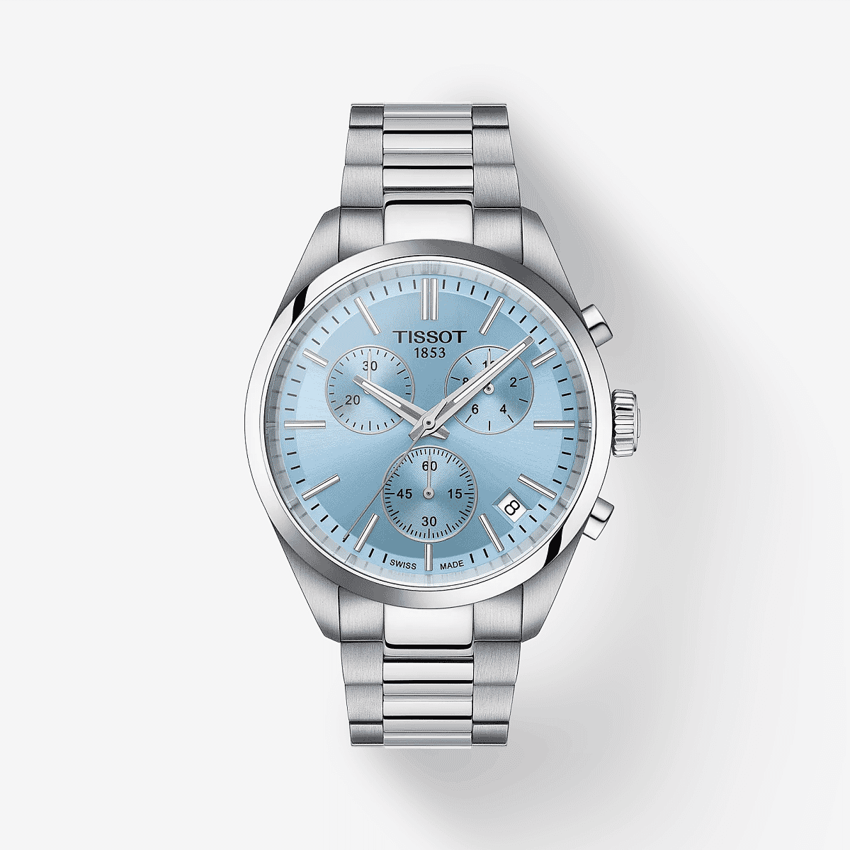 Reloj Tissot PR 100 Chronograph Acero Esfera Azul - T1504171135100
