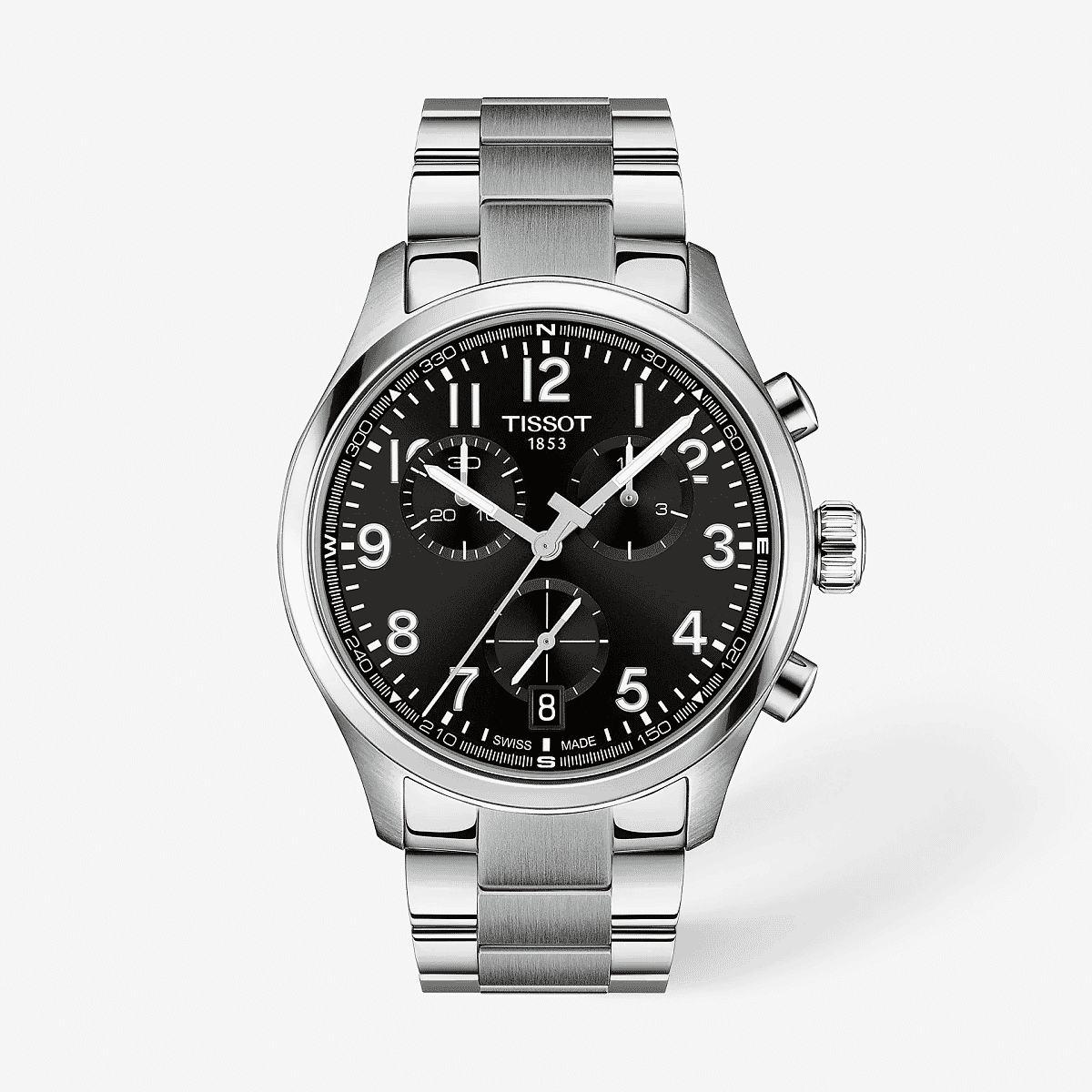 Reloj Tissot Chrono L 42mm Acero Esfera Negra - T1164171105200