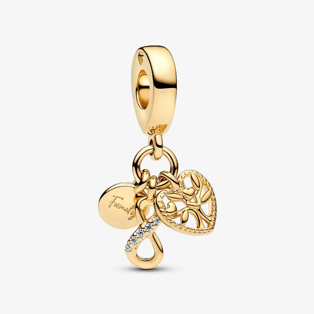 Charm Pandora Colgante Triple Infinito y Familia - 762201C01