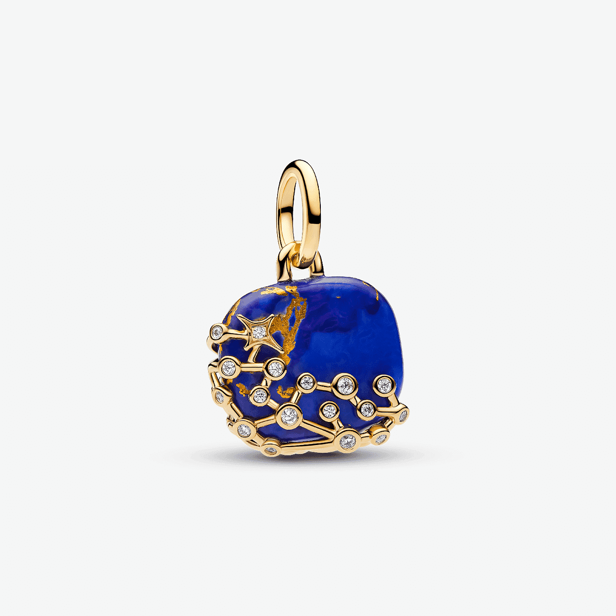 Charm Colgante Pandora Constelación Azul Celestial en aleación de metales con chapado en oro y circonitas azules - 765040C01