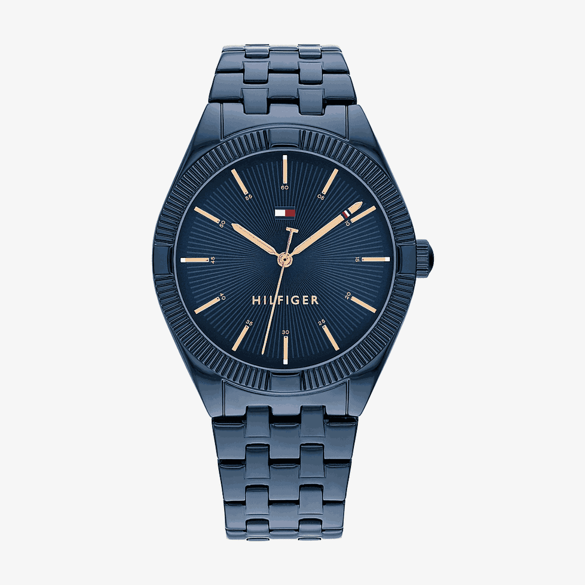 Reloj Tommy Hilfiger Rachel con caja y brazalete en azul marino, esfera azul - 1782552