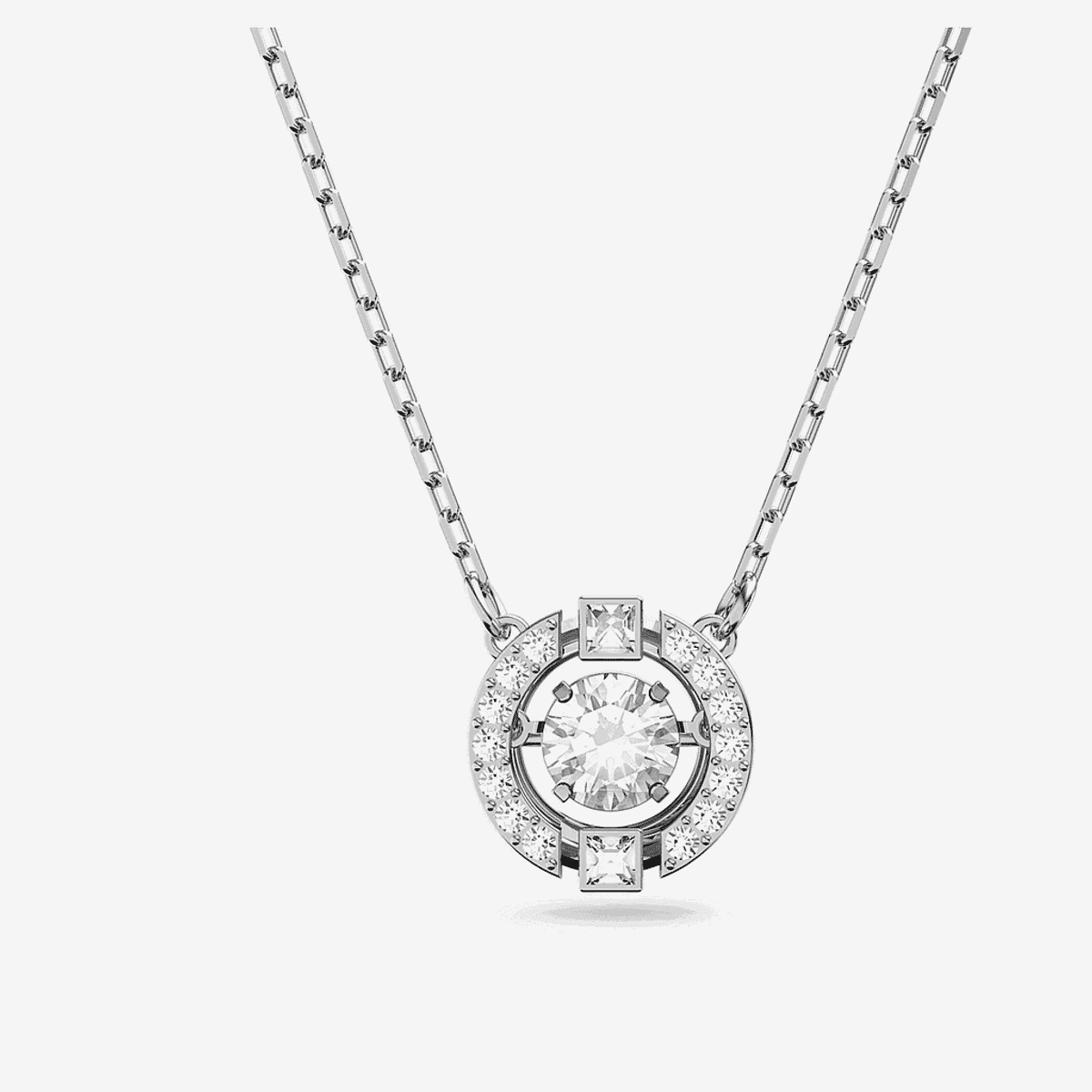 Collar Swarovski Sparkling Dance Bañado en Rodio - 5286137