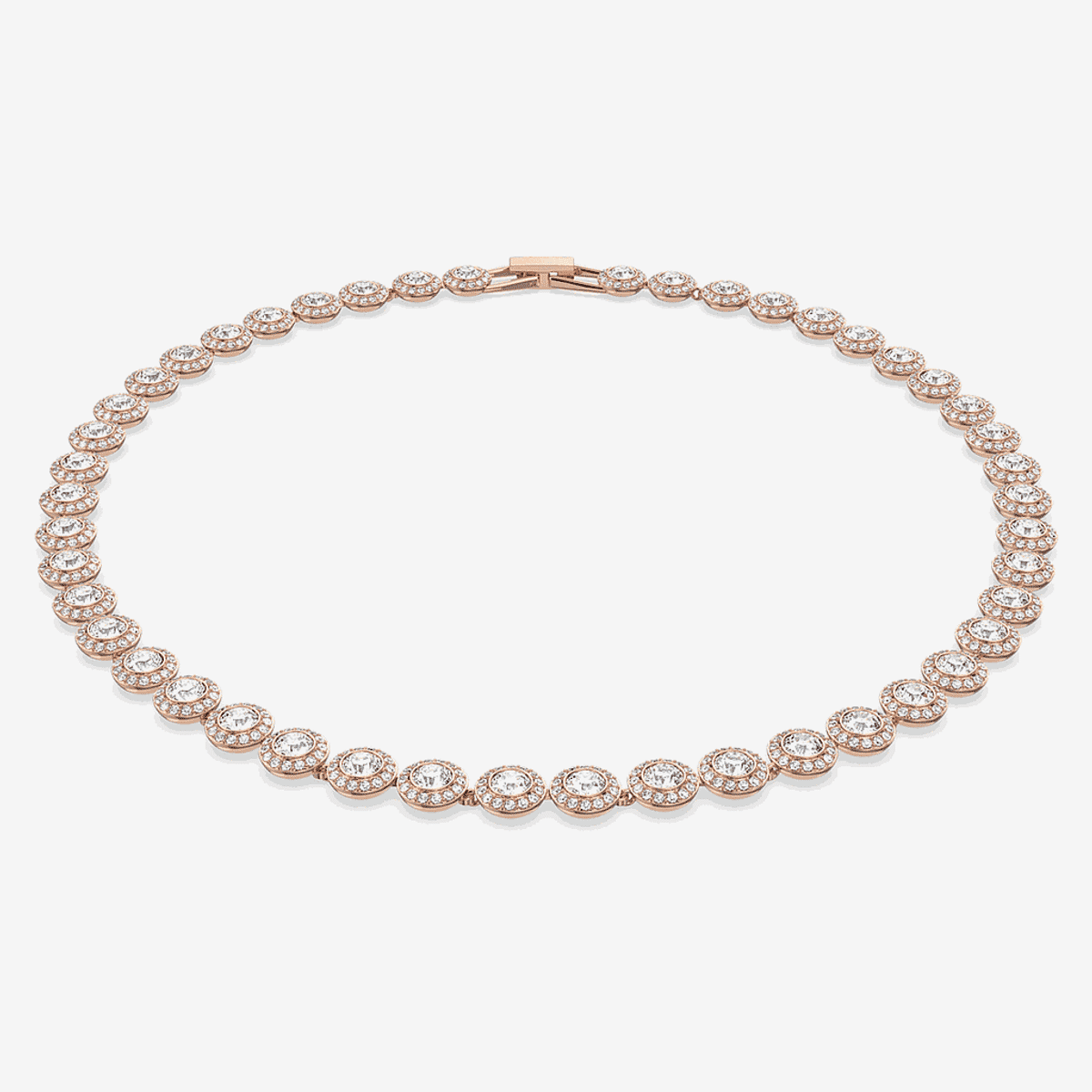 Collar Angelic Swarovski Chapado en Oro Rosa - 5367845