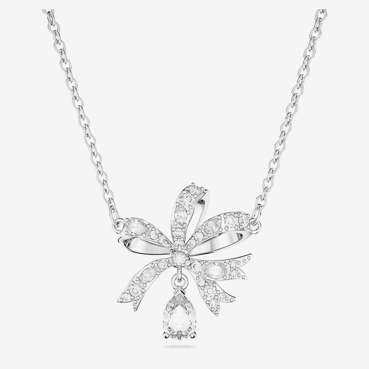 Collar Volta Swarovski Bañado en Rodio - 5647583