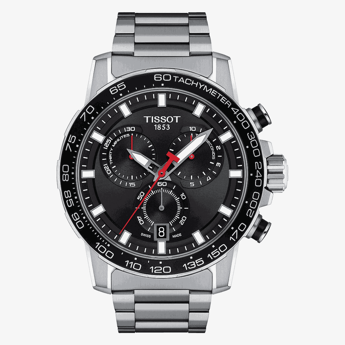 Reloj Tissot Supersport Chrono Brazalete Acero - T1256171105100