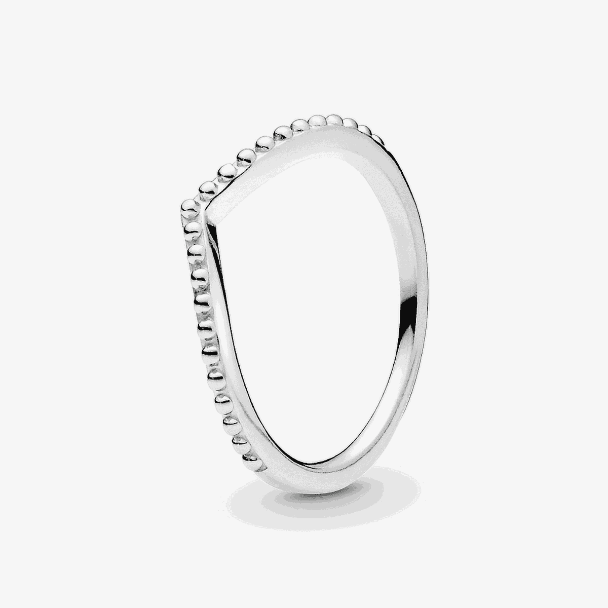 Anillo Pandora Deseo Deslumbrante en plata de ley con diseño de chevron - 196315