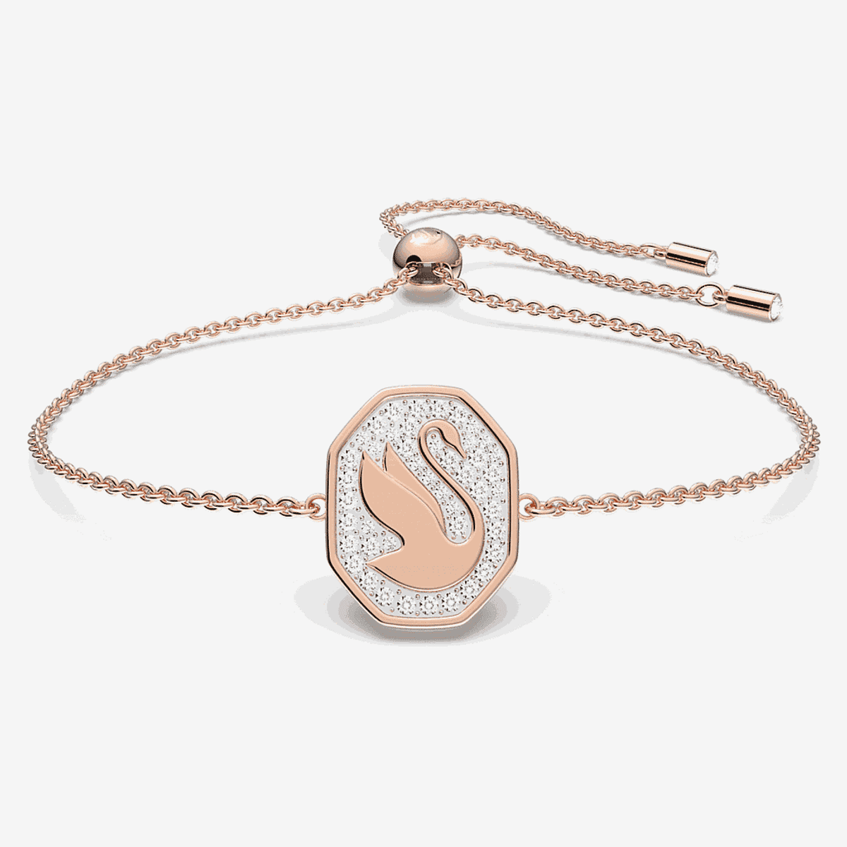 Pulsera Signum Swarovski Chapada en Oro Rosa - 5621107