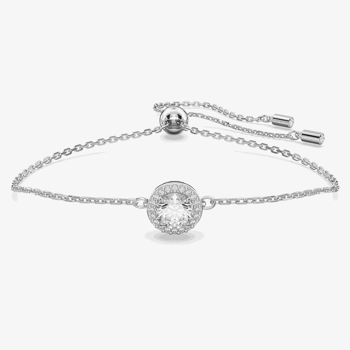 Pulsera Constella Swarovski Bañada en Rodio - 5636266