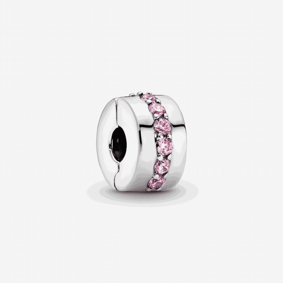 Charm Pandora de Clip Filas Brillantes Rosa - 791972PCZ