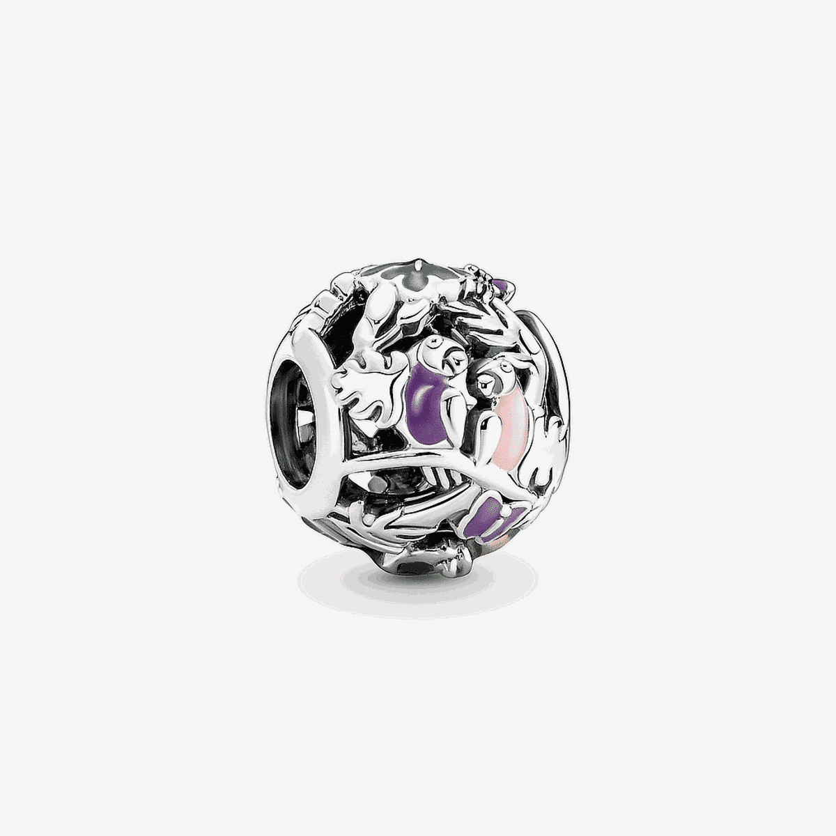 Charm Pandora Jungla en plata con esmaltes multicolor - 791620C01