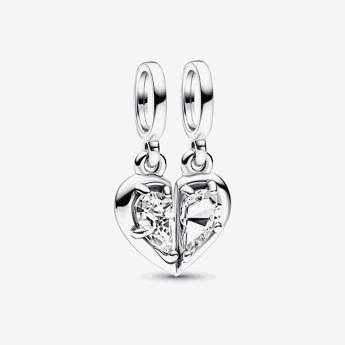 Charm divisible Madre e Hija Pandora en plata de ley con cristales - 792643C01