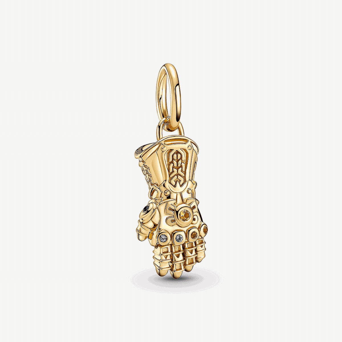 Charm Pandora Guantelete del Infinito bañado en oro con cristales - 760661C01
