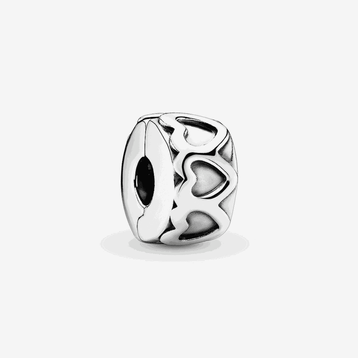 Charm clip Pandora Alianza de Corazones en plata de ley - 791978