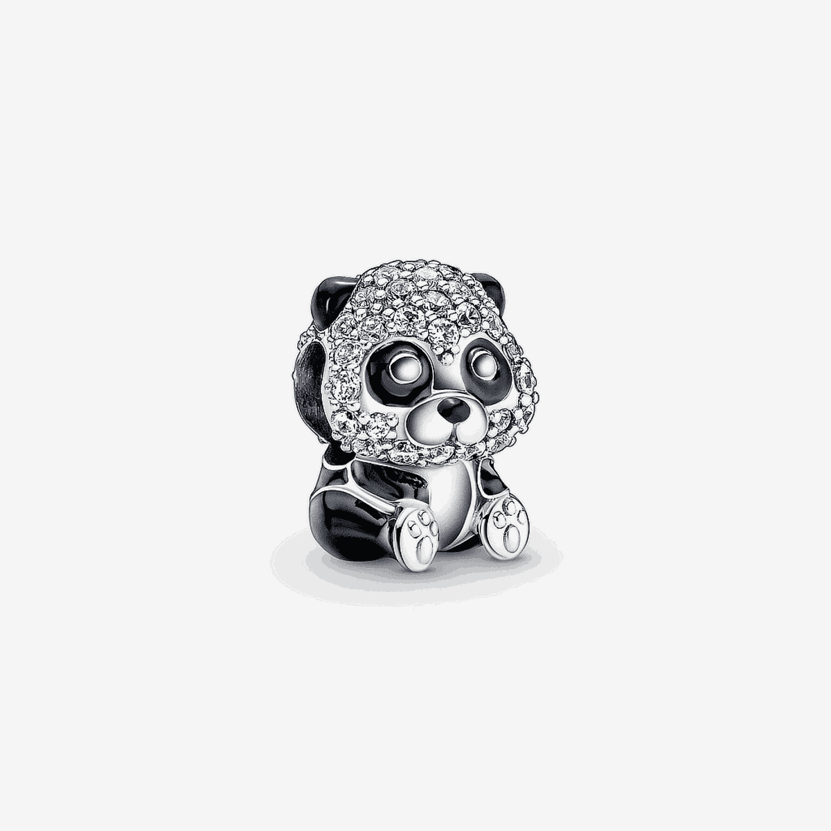Charm Pandora Oso Panda Brillante en plata de ley con circonitas - 790771C01