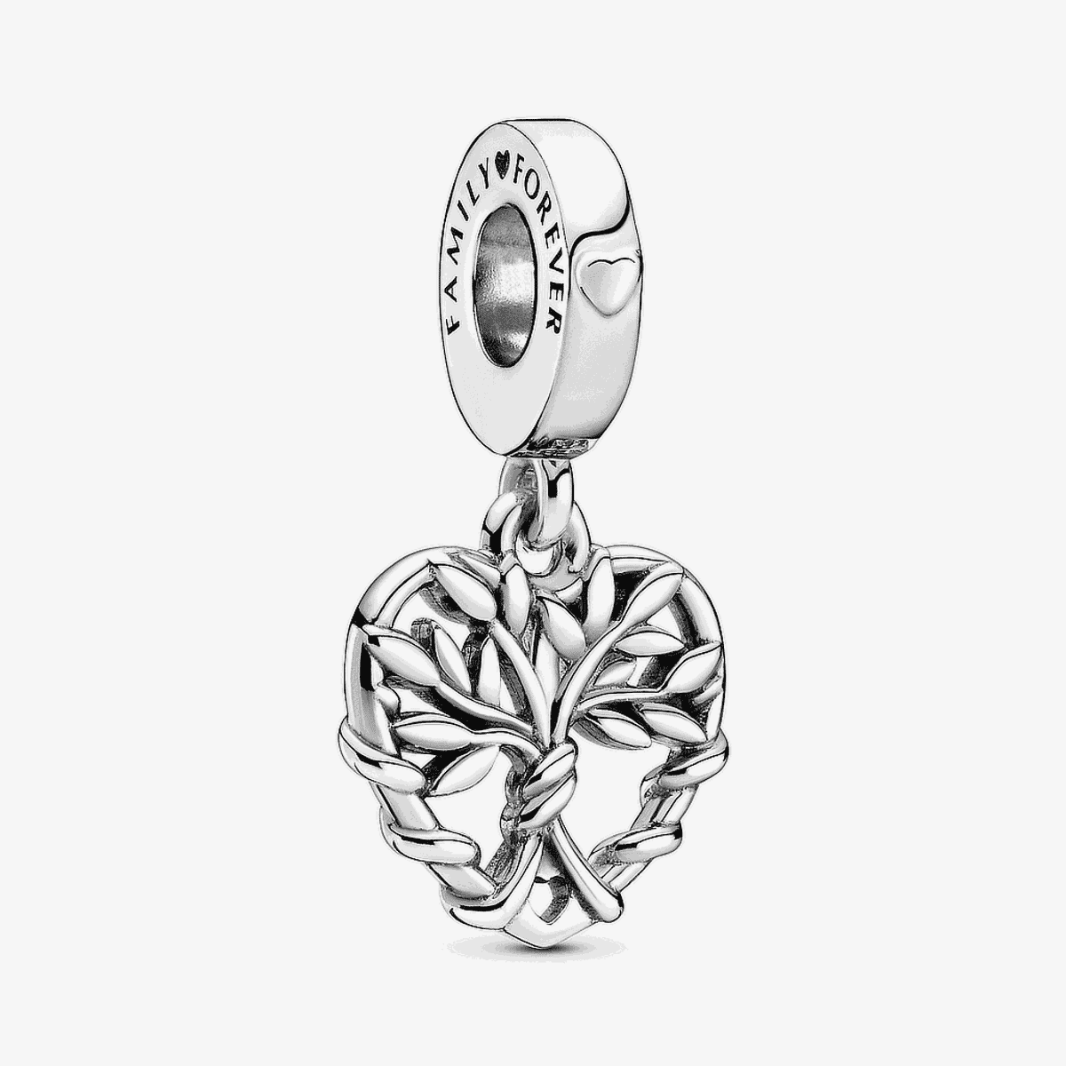 Charm colgante Pandora Árbol Genealógico de Corazón en plata de ley - 799149C00