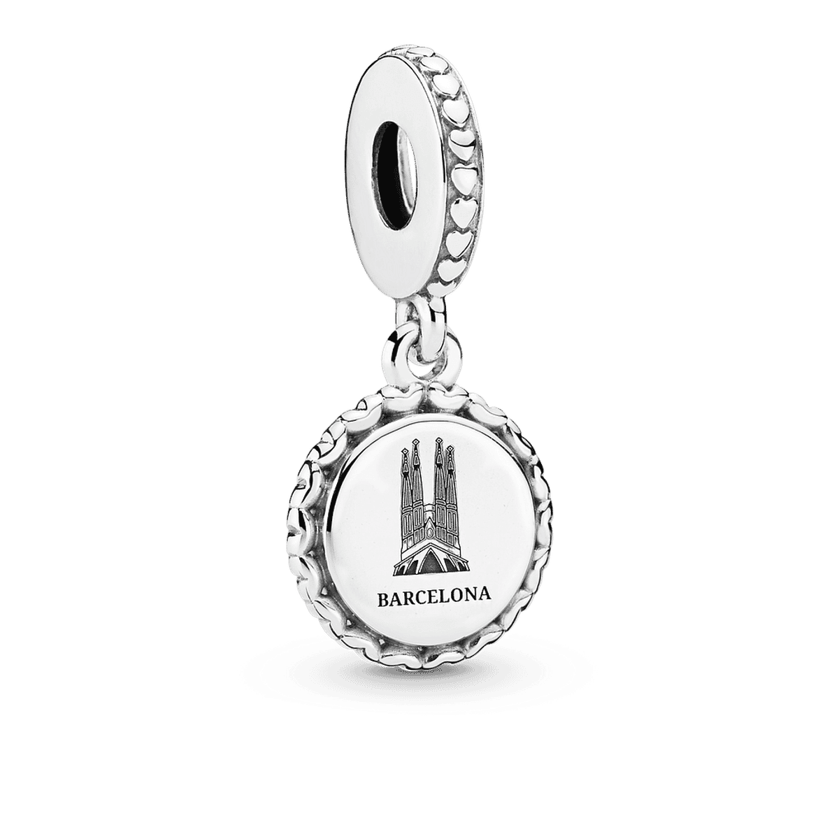 Charm Colgante Pandora en plata de ley Sagrada Familia Barcelona - 792018_E007
