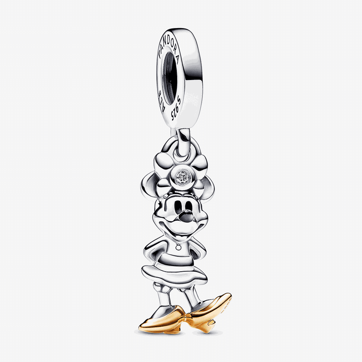 Charm Colgante Pandora Minnie Mouse 100 Aniversario de Disney con Diamante sintético - 792559C01