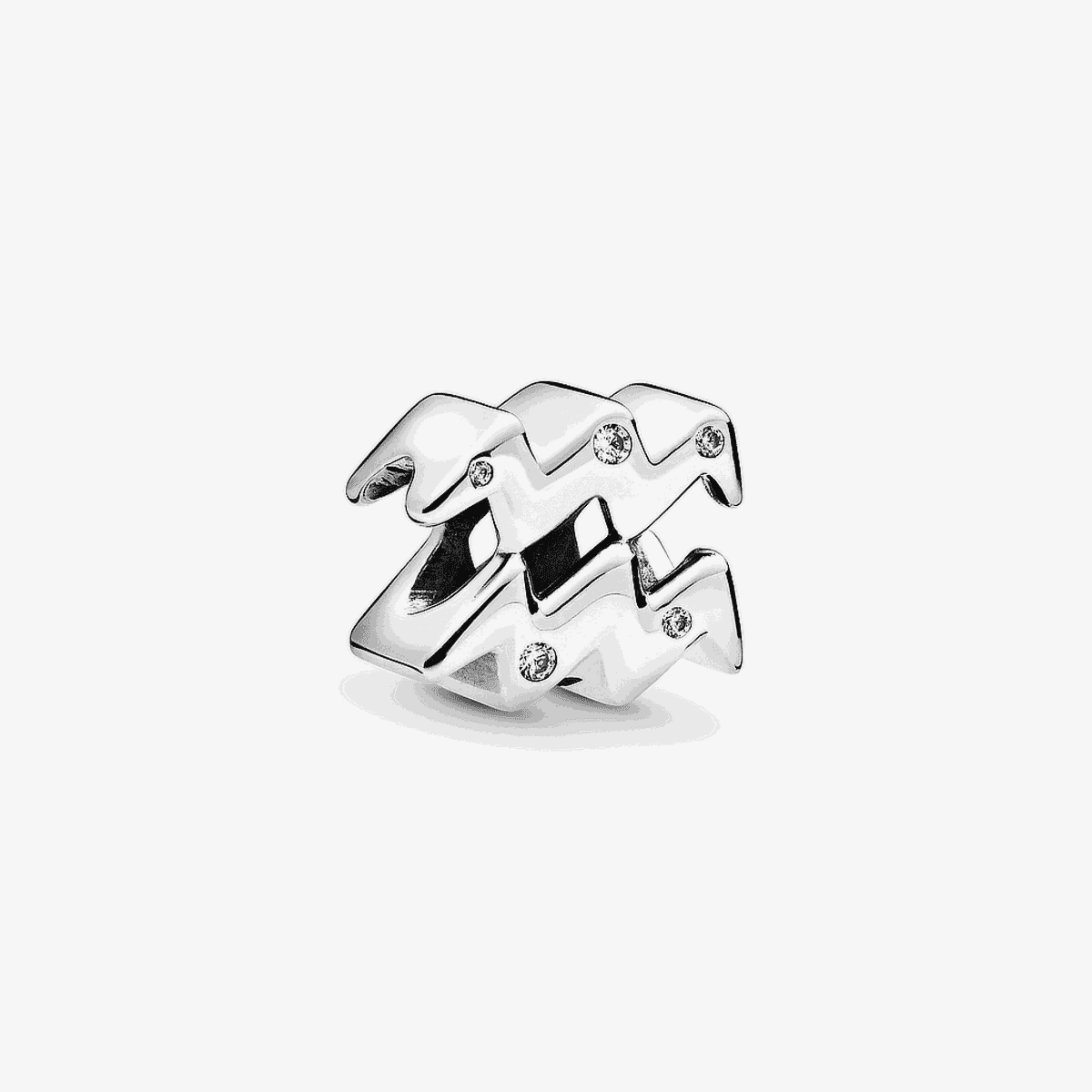 Charm Pandora Zodiaco Acuario en plata de ley con cristales transparentes - 798415C01