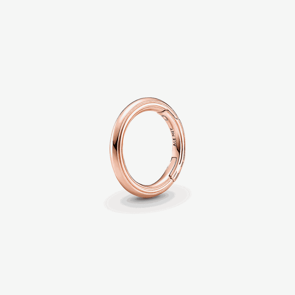 Conector Circular Pandora ME chapado en oro rosa - 789671C00