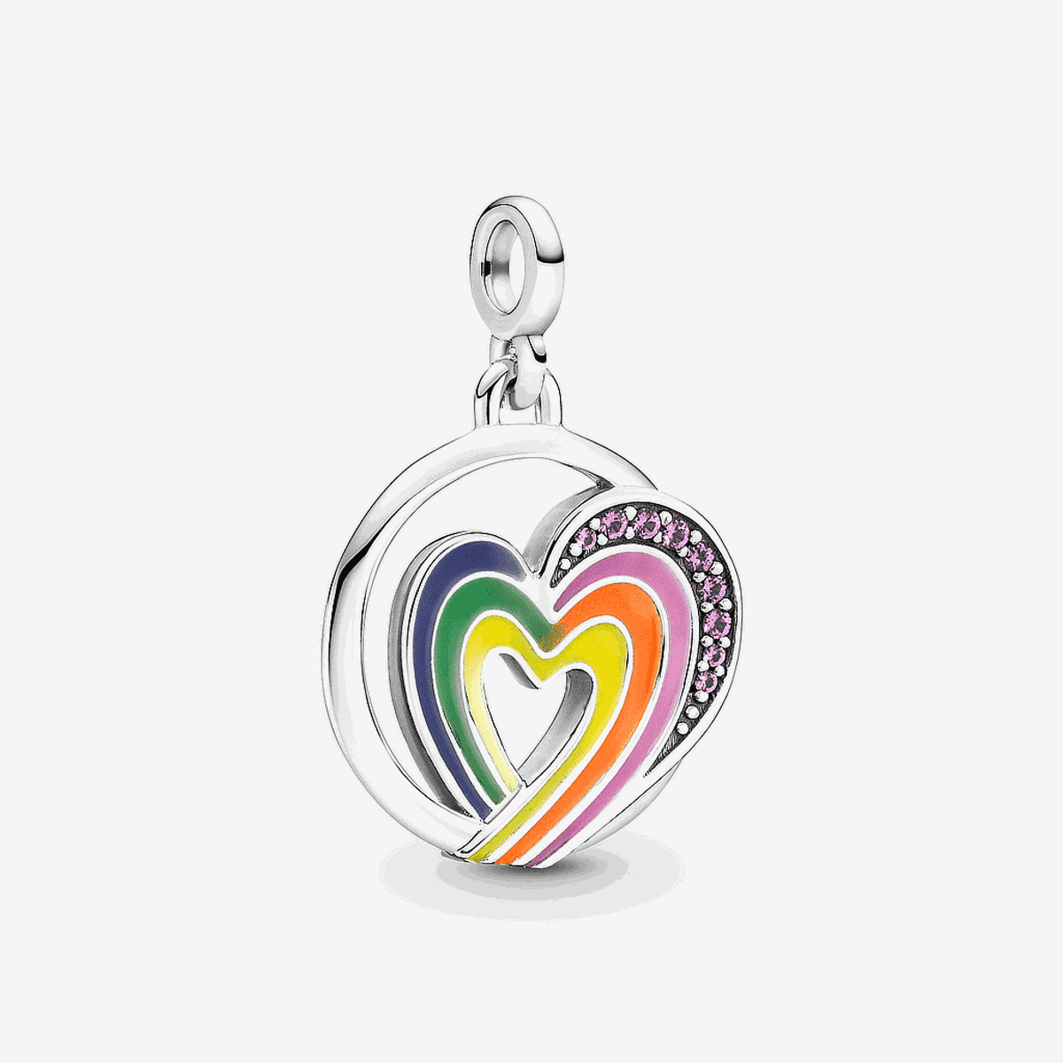 Medallón Corazón Arcoiris de Libertad Pandora ME - 791793C01