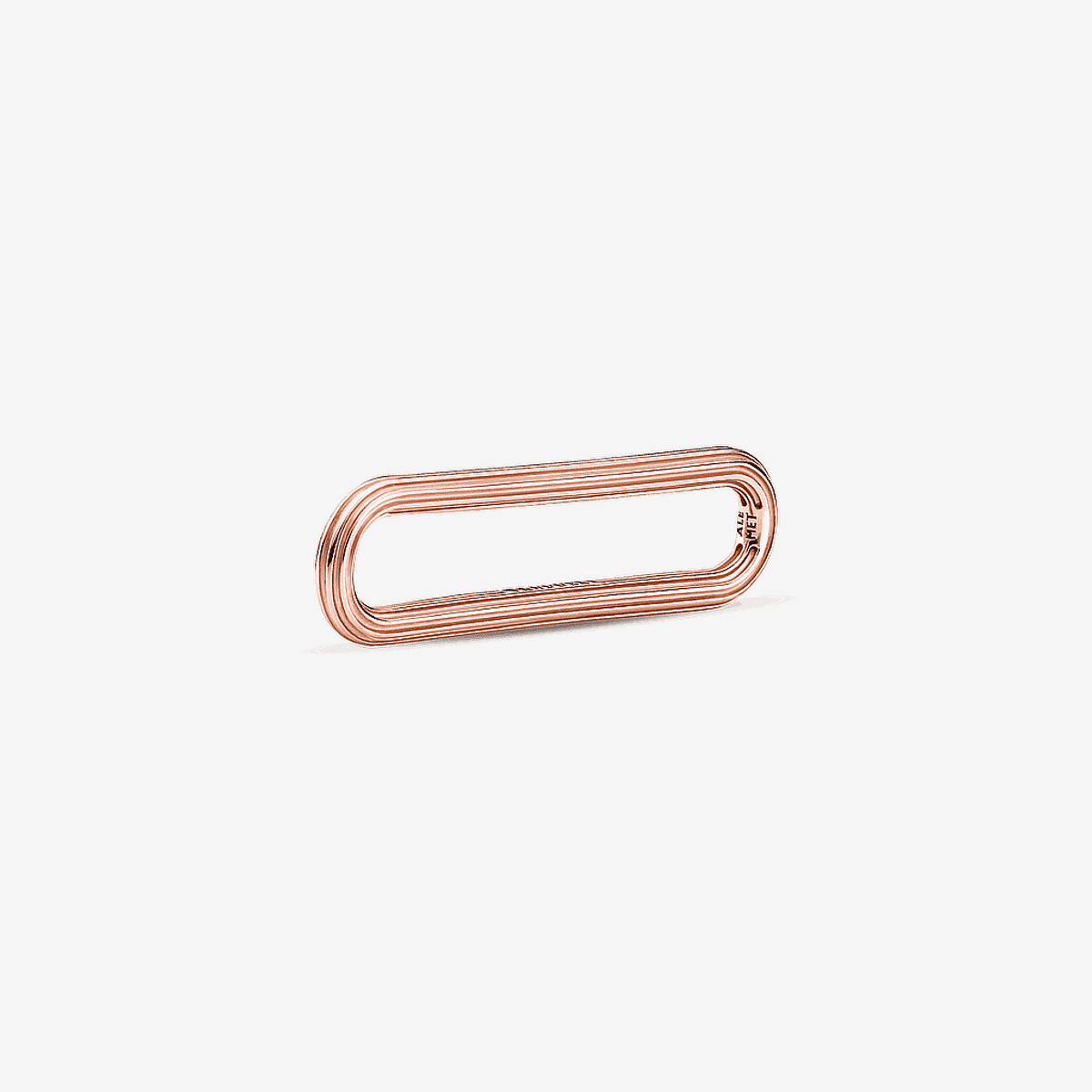 Link Pandora ME en plata de ley con acabado en oro rosa de 14k - 789656C00