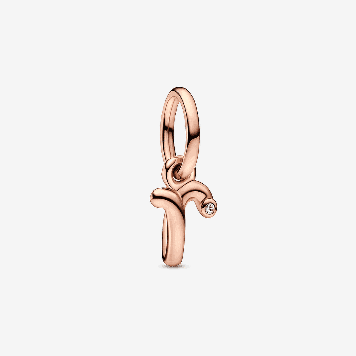Charm colgante Pandora Rose letra r con cristal brillante - 782477C01