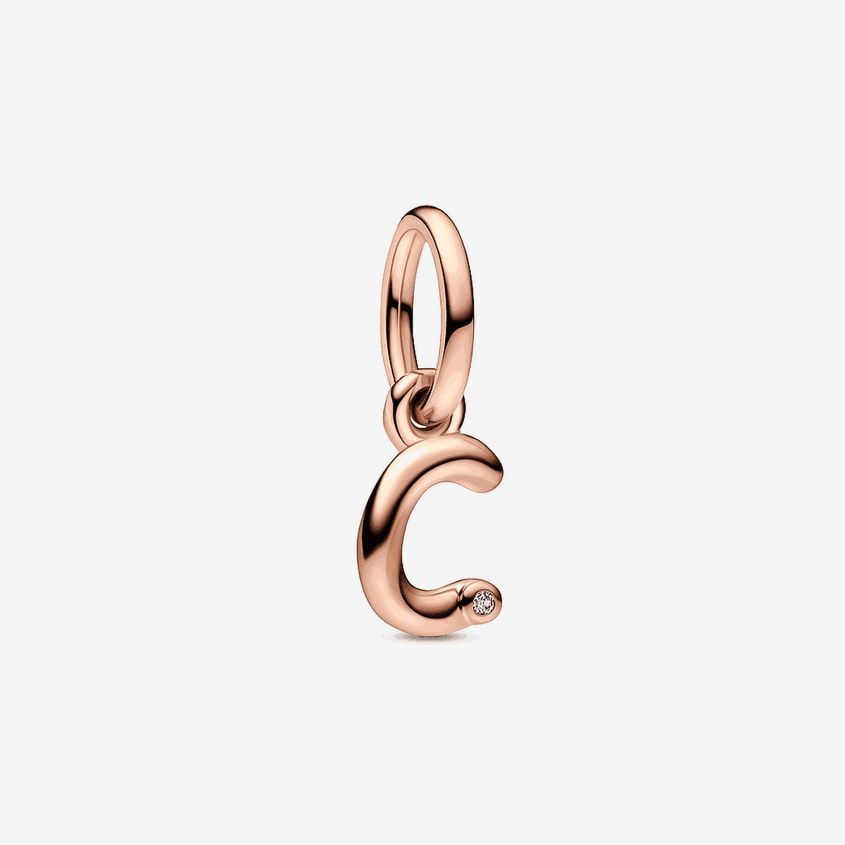 Charm colgante Pandora letra minúscula c en Rose - 782472C01