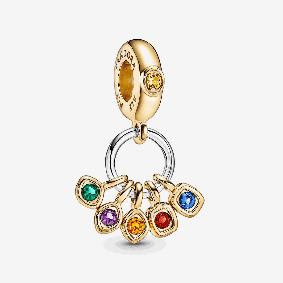 Charm colgante Pandora Shine de las Gemas del Infinito con cristales de colores - 760774C01