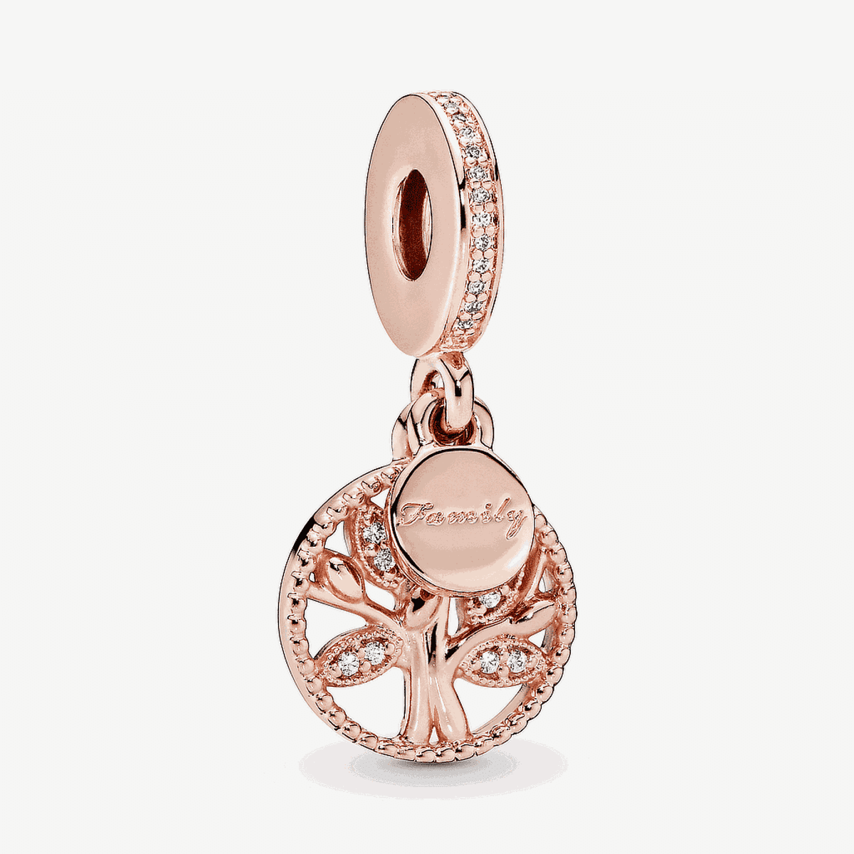 Charm colgante Pandora Rose del Árbol de la Familia con circonitas - 781728CZ