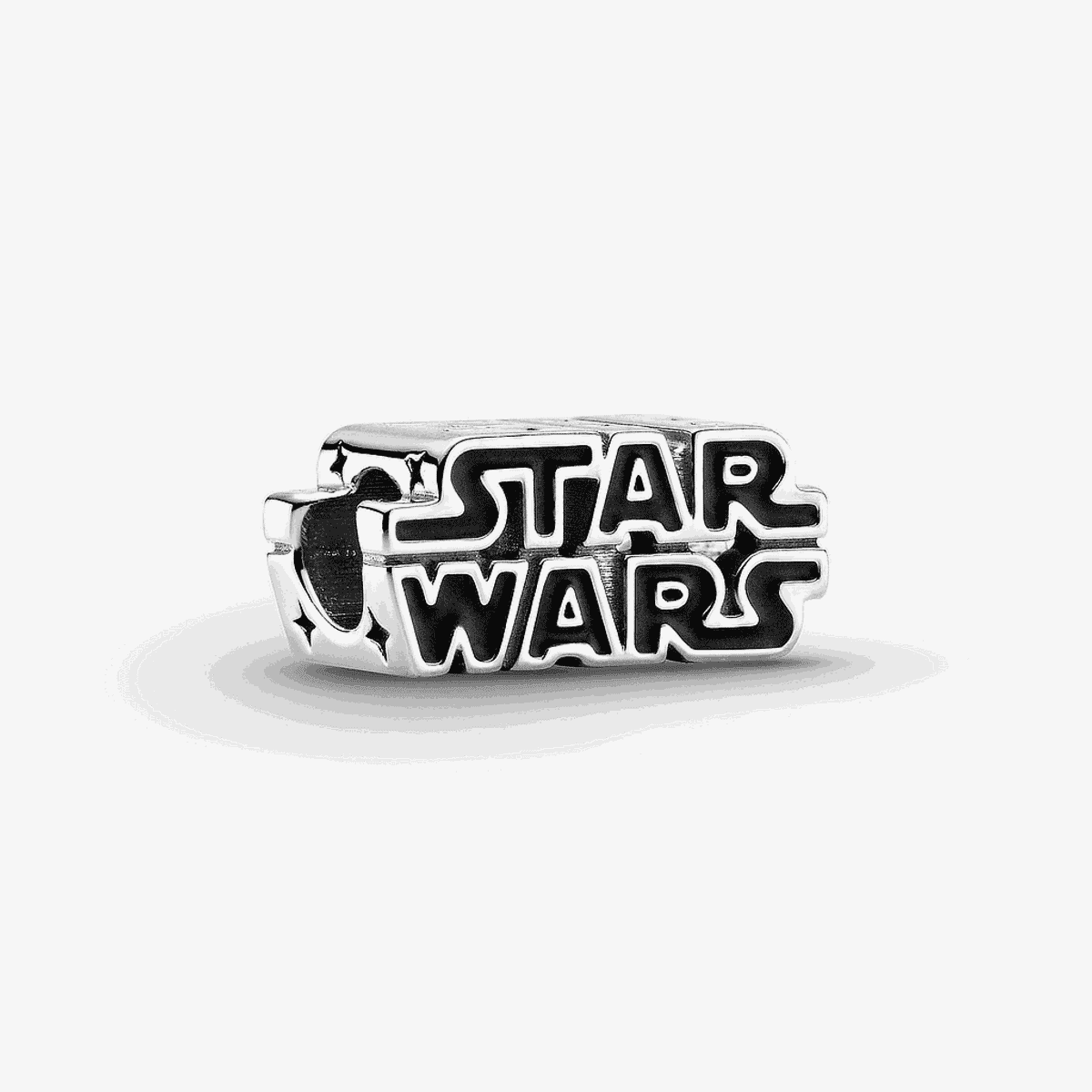 Charm Pandora en plata de ley Star Wars logo en 3D - 799246C01