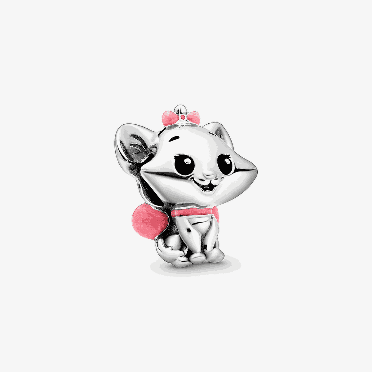 Charm Pandora Los Aristogatos en plata de ley con detalles rosas - 798848C01