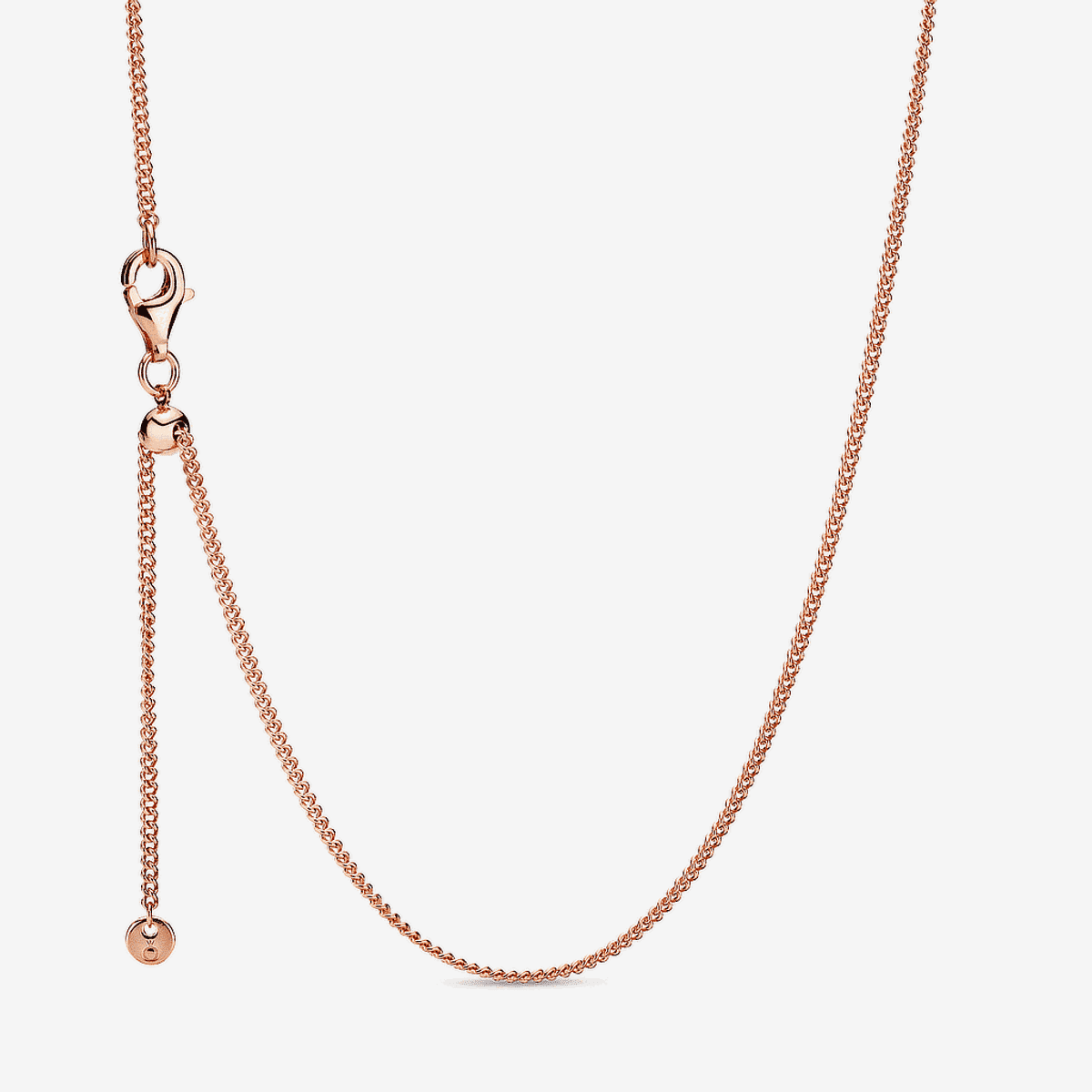 Collar Pandora Cadena de bordillo Chapado en Oro Rosa - 388283-60 Collar Pandora Cadena de bordillo Chapado en Oro Rosa - 388283-60