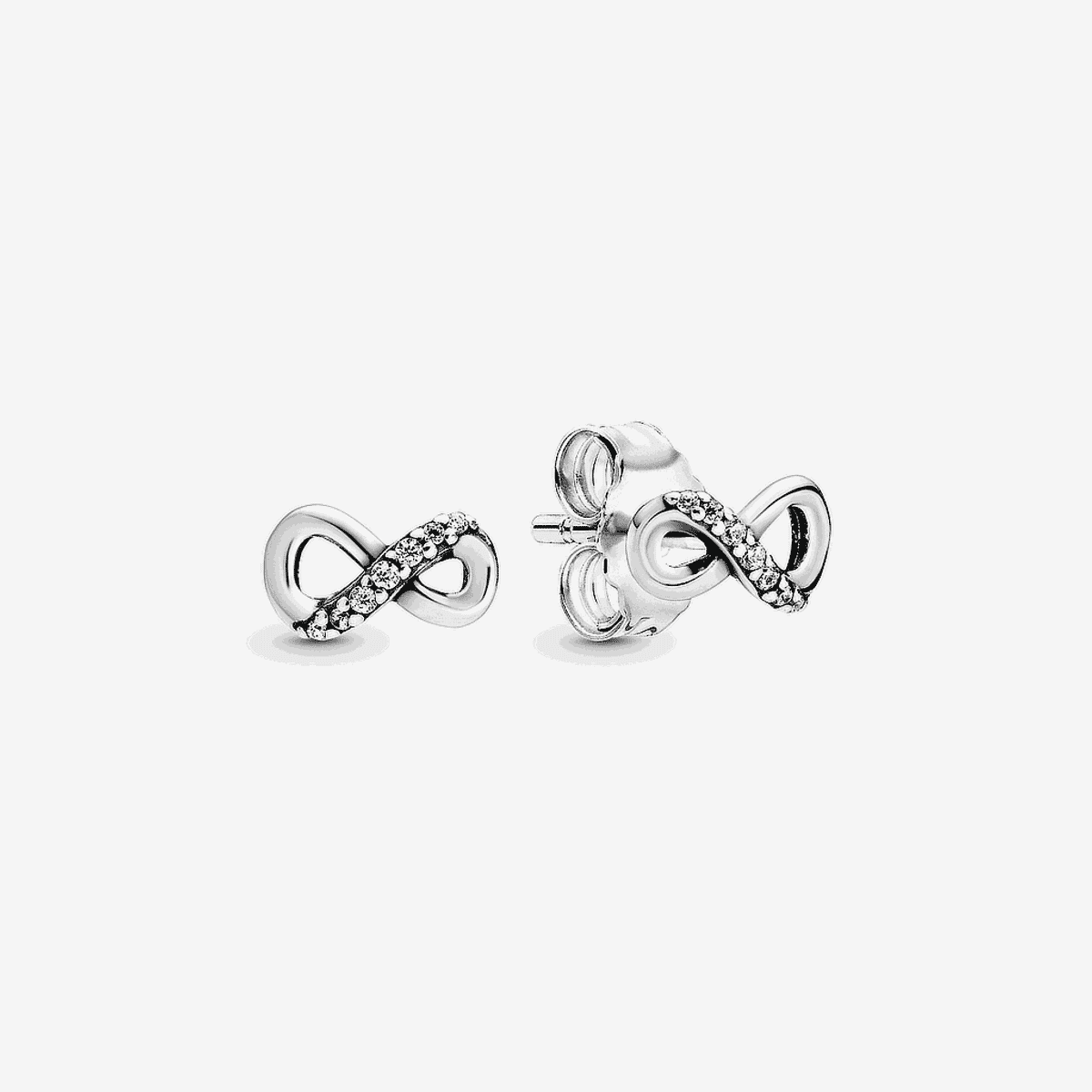 Pendientes Pandora Brillante Infinito en plata de ley con cristales - 298820C01
