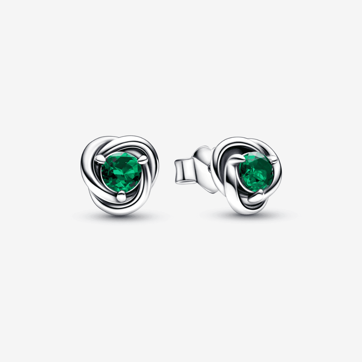 Pendientes Pandora de botón Circulo Eternity Verde - 292334C08 Pendientes Pandora de botón Circulo Eternity Verde - 292334C08