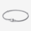 Pulsera Pandora Moments Cadena de Serpiente Cierre de Logo Marvel 592561C01