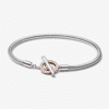 Pulsera Pandora Signature Cadena de Serpiente Cierre en T 582309C00