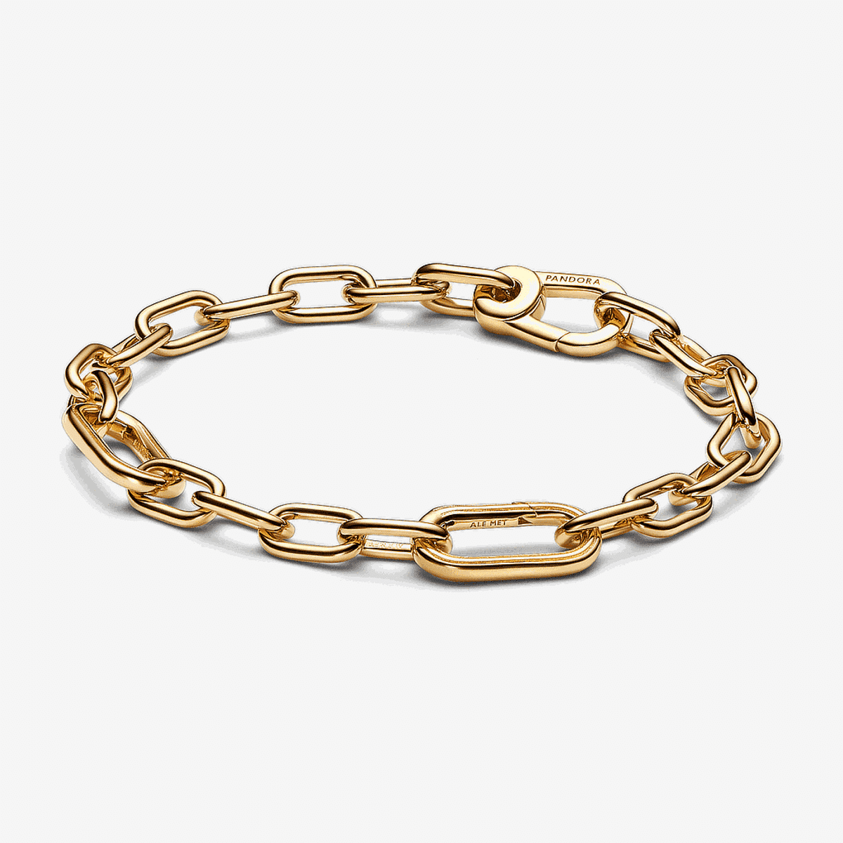 Pulsera de eslabones Pandora ME chapada en oro con diseño de cadena gruesa - 569662C00
