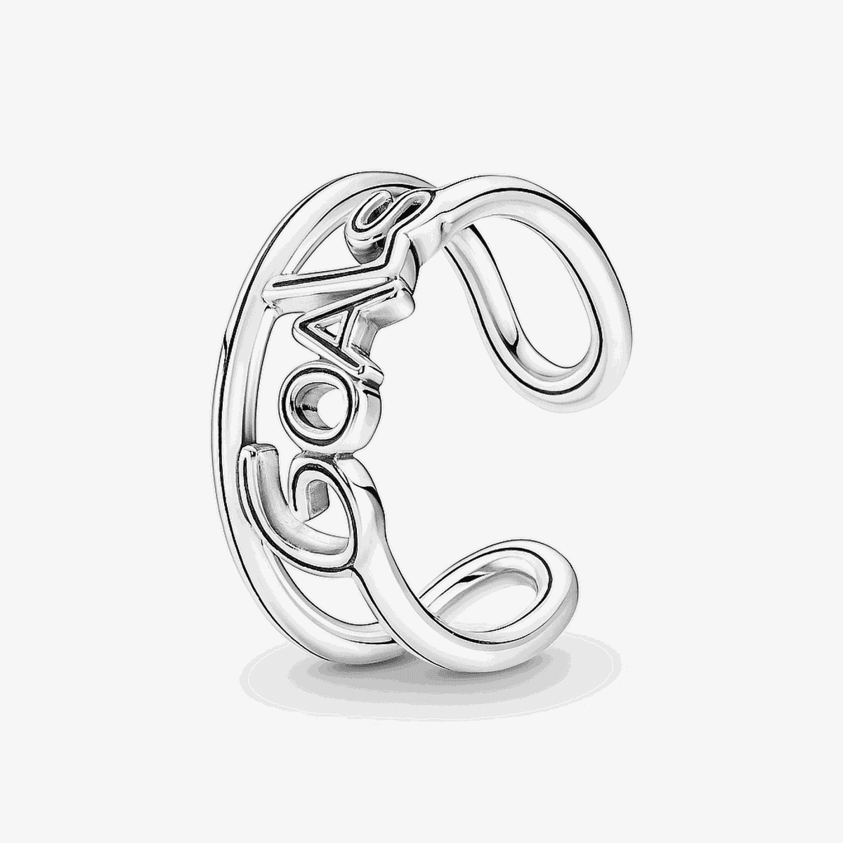 Anillo abierto Pandora ME en plata con diseño 'Goals' - 191893C00