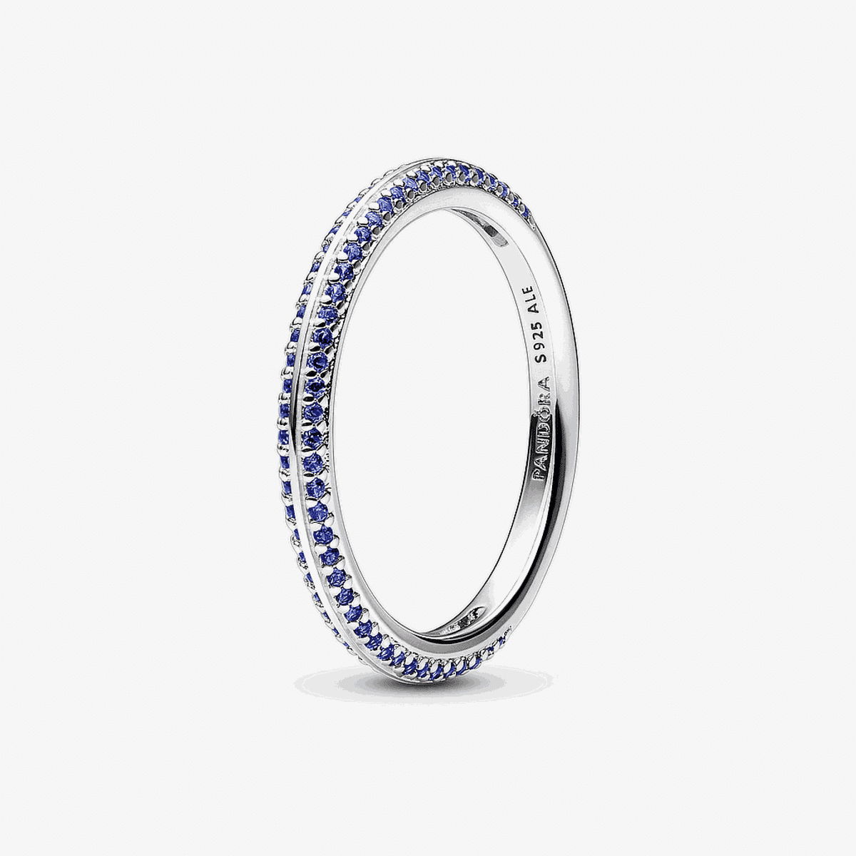 Anillo Pandora ME en plata con pavé de cristales azules - 199679C03