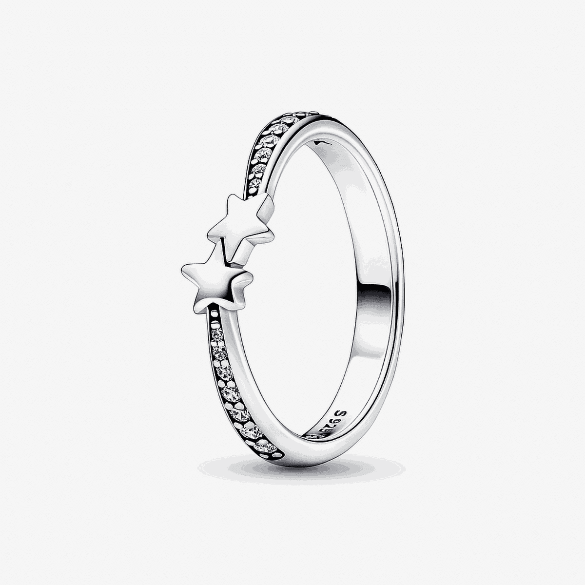 Anillo Pandora Brillante Estrella Fugaz en plata de ley con estrellas - 192365C01