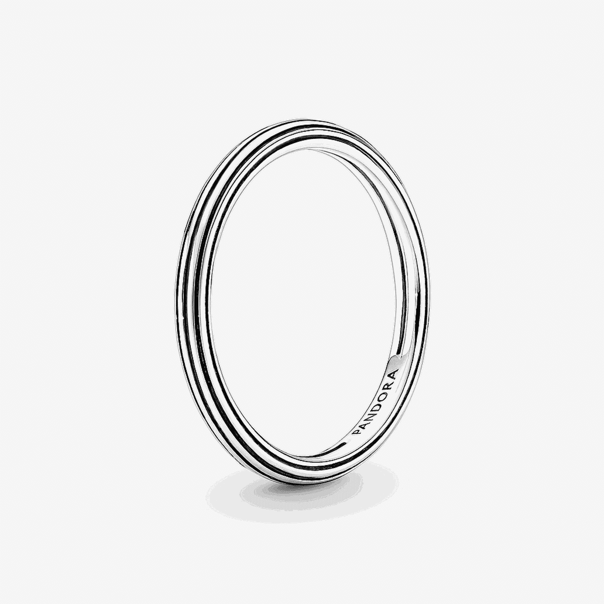 Anillo Pandora ME en plata con diseño estriado - 199591C00