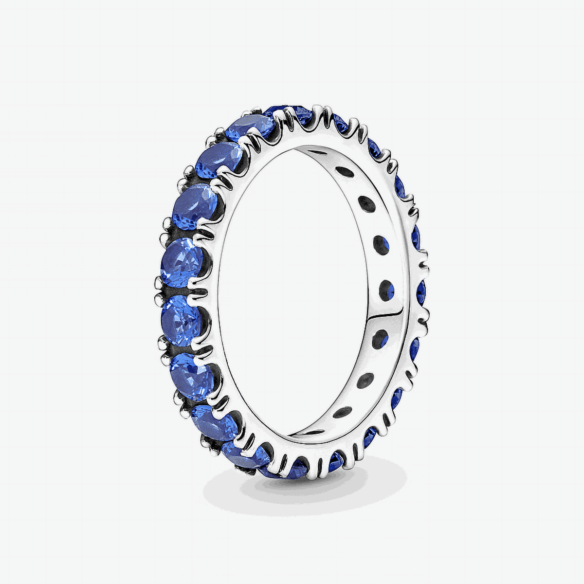 Anillo Pandora Eternity Brillante Azul en plata de ley con cristales azules - 190050C02