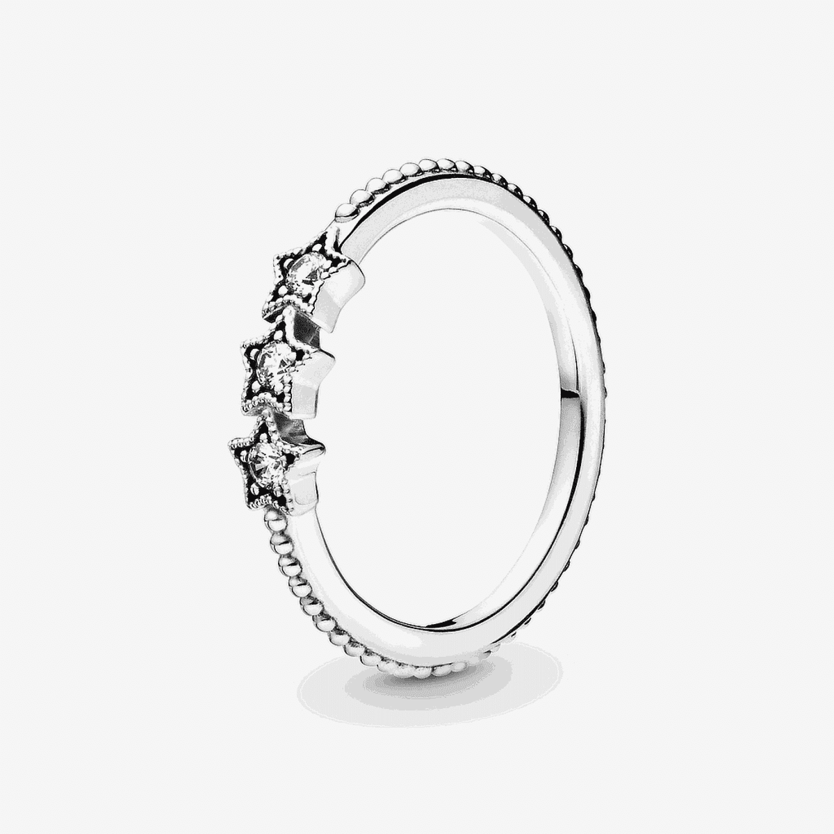 Anillo Pandora Estrellas Celestiales en plata de ley con circonitas - 198492C01