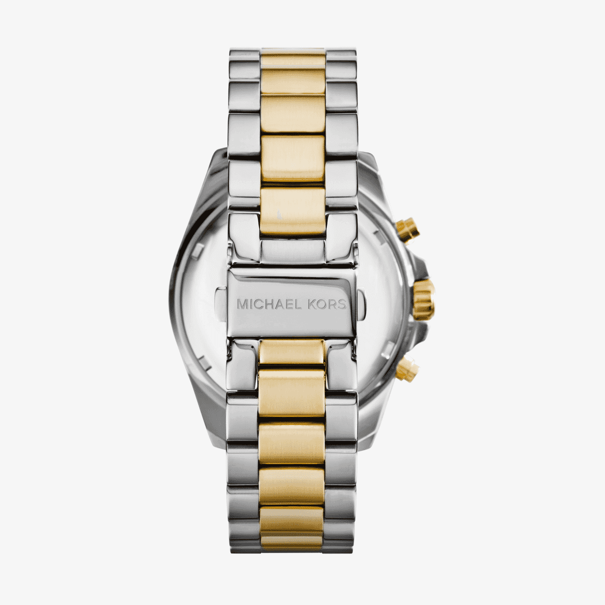 Reloj Michael Kors Bradshaw Brazalete Bicolor Esfera Azul